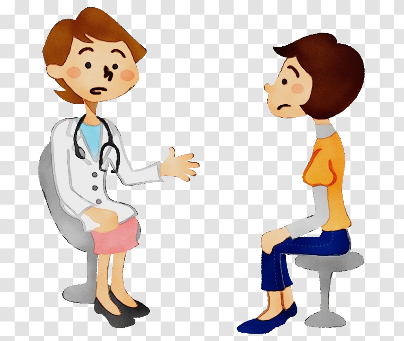 Cartoon Sharing Conversation Gesture Job Transparent PNG