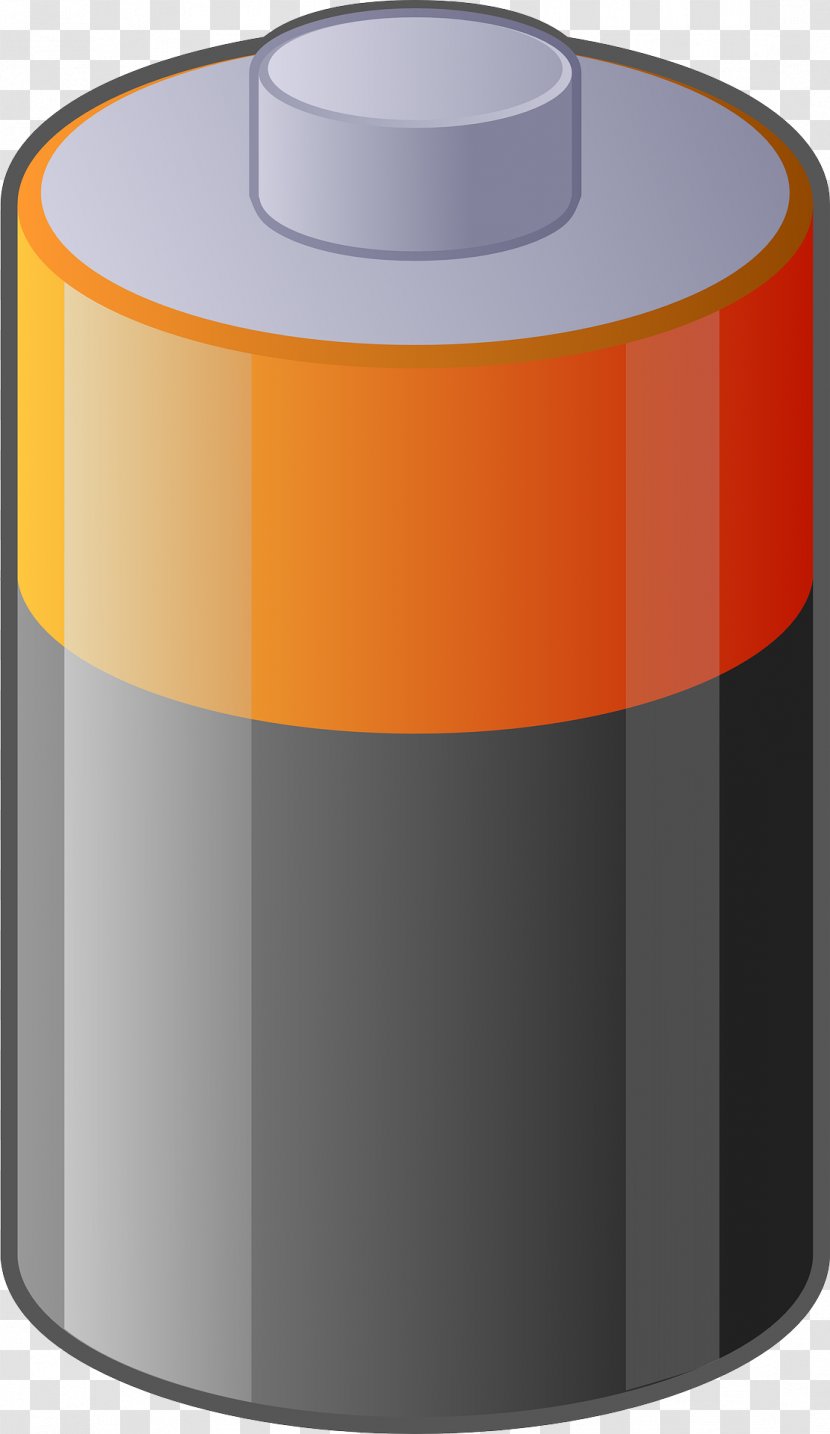 Battery Free Content Clip Art - Orange - Power Transparent PNG