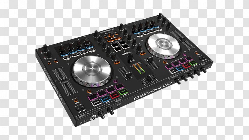 DJ Controller Disc Jockey Denon MC4000 Traktor MIDI - Audio Mixers - USB Transparent PNG