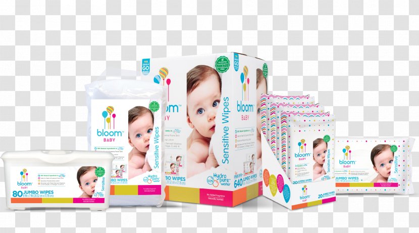 Wet Wipe Infant Child Sensitive Skin - Set Bloom Transparent PNG