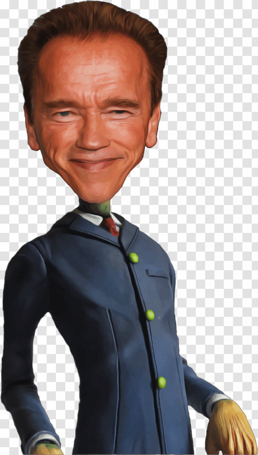 Arnold Schwarzenegger Caricature Celebrity - Parody - Lincoln Transparent PNG