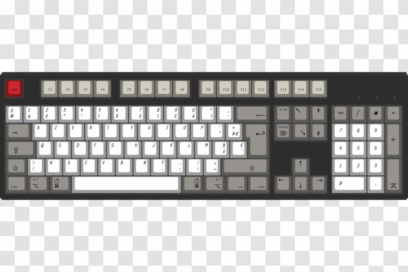 Computer Keyboard Keycap Mouse Cherry Keypad - Heart Transparent PNG