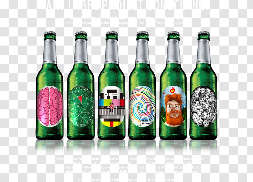 Beck's Brewery Beer Bottle Artist - Art Transparent PNG