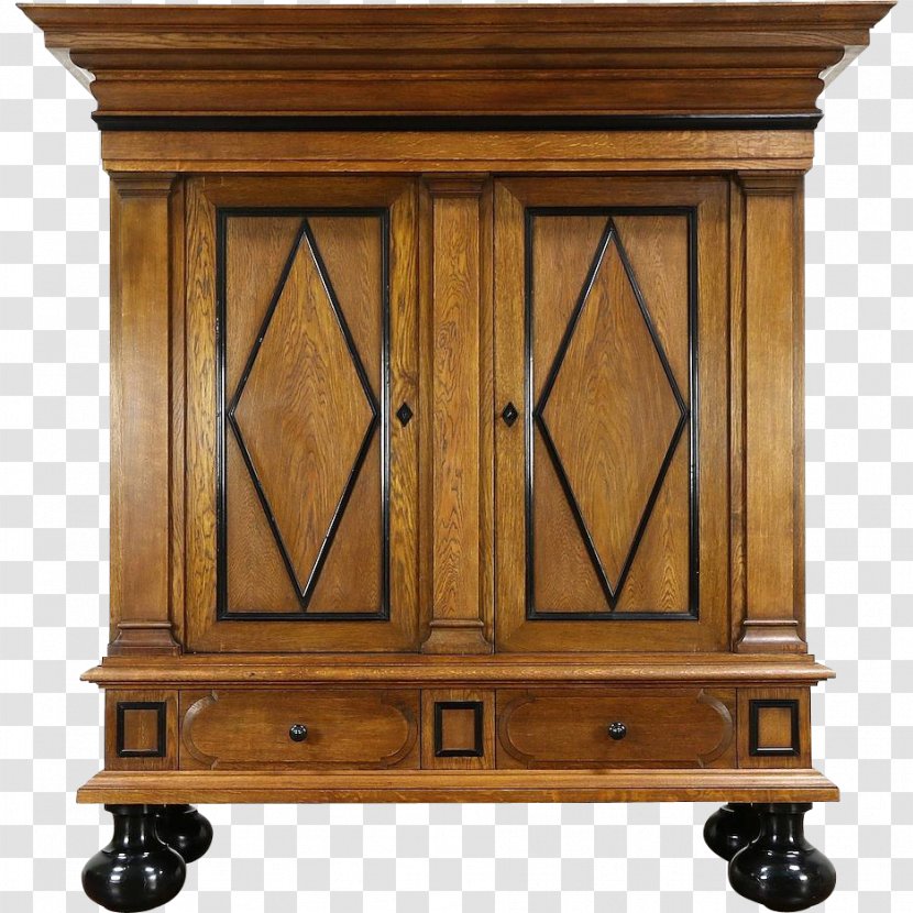 Armoires & Wardrobes Chiffonier Table Antique Cupboard - Flower Transparent PNG