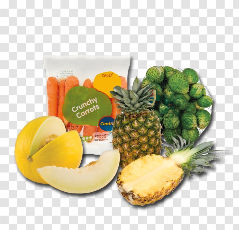 Pineapple Vegetarian Cuisine Natural Foods Diet Food - Fruit Milk Style Card Transparent PNG