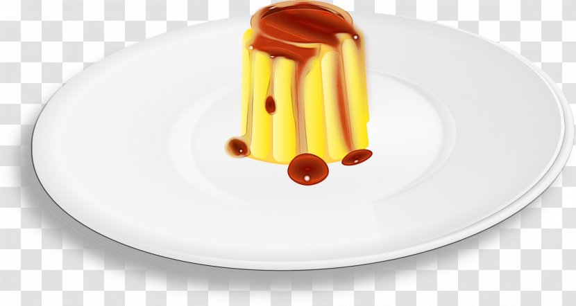 Flan Food Cuisine Dessert Panna Cotta - Paint - Semifreddo Ingredient Transparent PNG