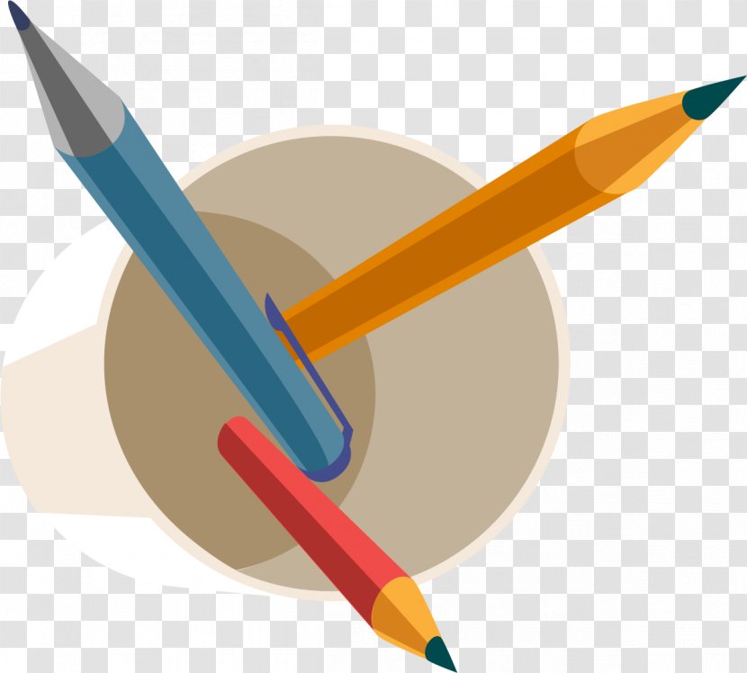 Pencil Light - Pen - Cartoon White Container Transparent PNG