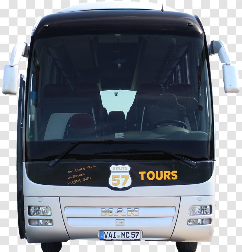 Tour Bus Service Commercial Vehicle Minibus Coach - Light Transparent PNG