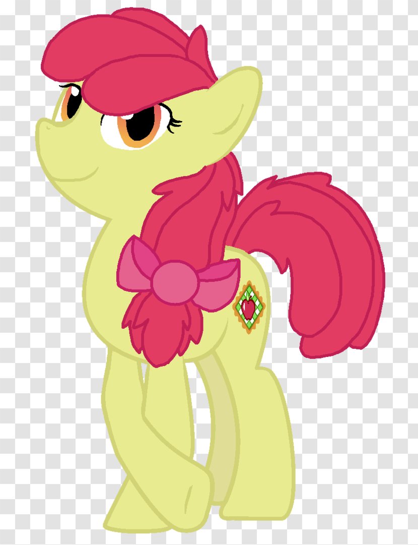 Pony Apple Bloom Applebloom Horse - Heart Transparent PNG