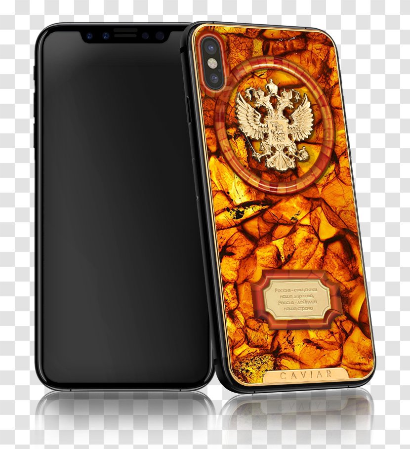 IPhone 8 X Telephone Smartphone Caviar - Telephony - Amber Transparent PNG