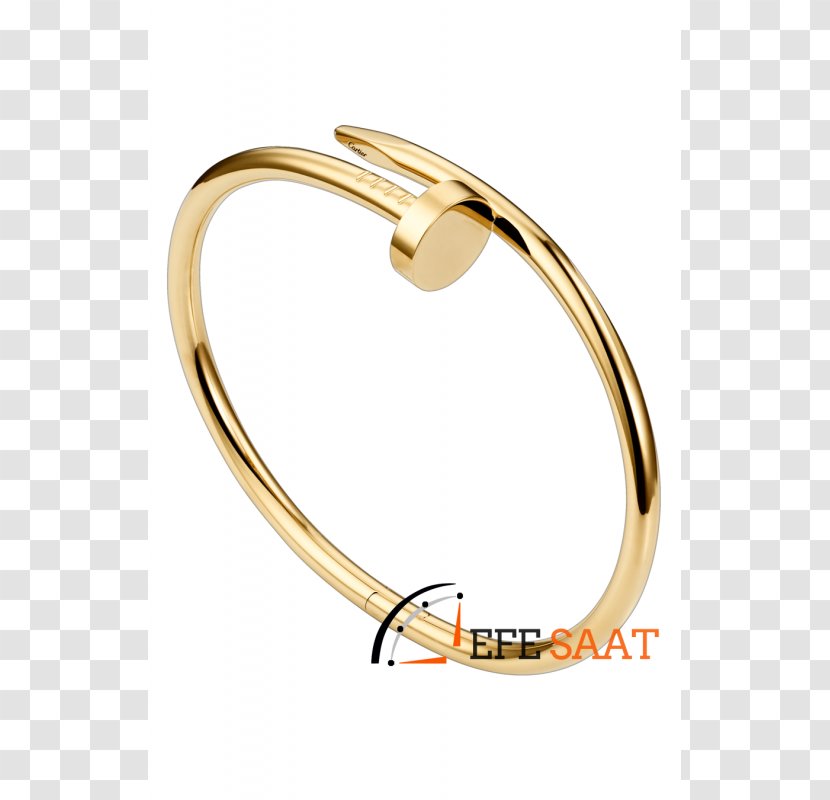 Bracelet Cartier Jewellery Gold Nail - Wedding Ring Transparent PNG