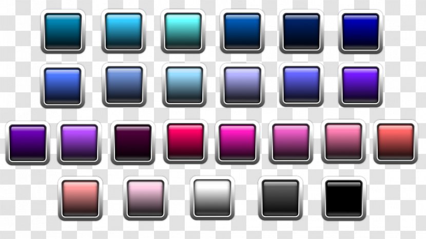 Product Design Multimedia Brand Pattern - Blue - Square Button Transparent PNG