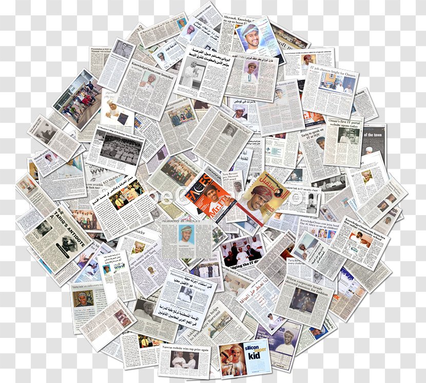 India Newspaper World News Media - Collage - English Transparent PNG