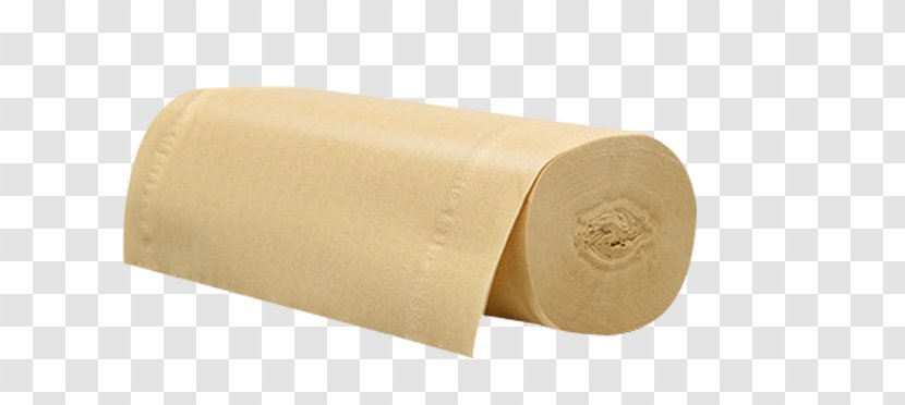 Material Beige Cylinder - Original Color Paper Towel Toilet Transparent PNG