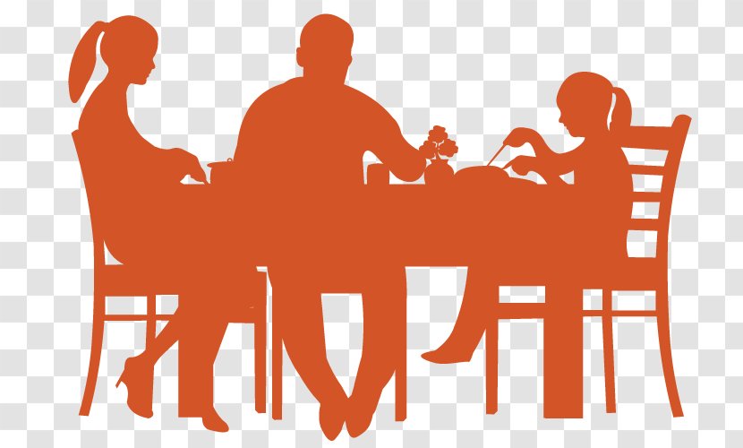 Table Dining Room Dinner Silhouette - Brand - Eating Transparent PNG
