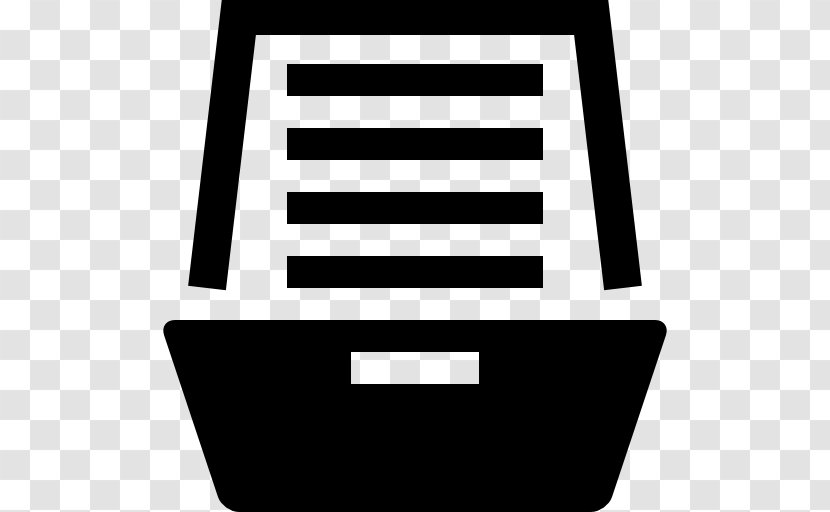 Paper Symbol - Black And White Transparent PNG