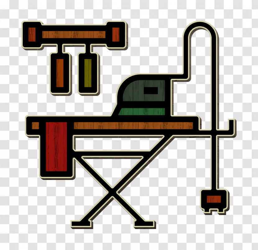 Iron Icon Ironing Board Icon Home Equipment Icon Transparent PNG