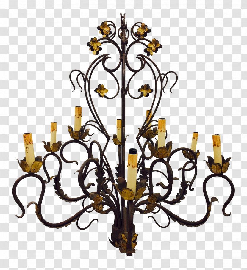 Chandelier Light Fixture Lighting Candlestick - Candle Transparent PNG