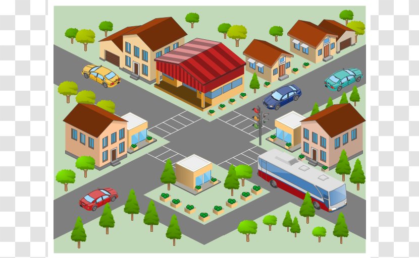 Neighbourhood Free Content Community Clip Art - Elevation - House Diagram Cliparts Transparent PNG