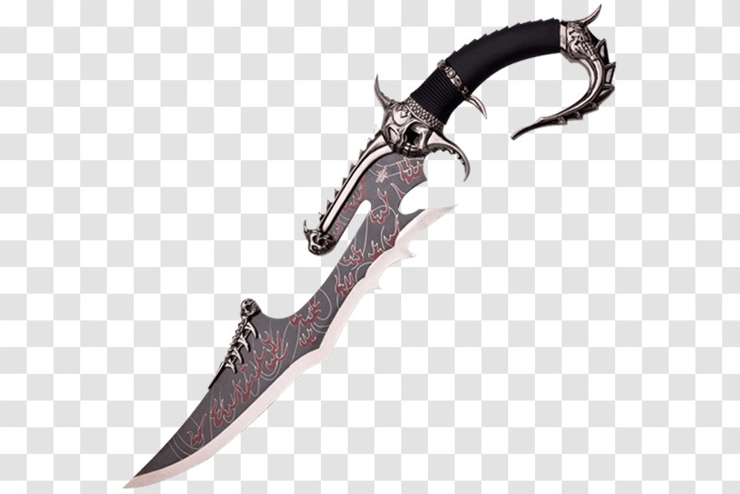 Bowie Knife Throwing Dagger Blade - Hunting Survival Knives Transparent PNG