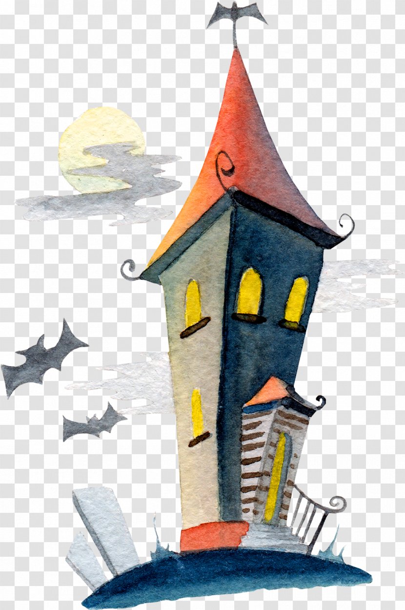 Halloween Jack-o-lantern Jiangshi Illustration - Pumpkin - Castle Transparent PNG