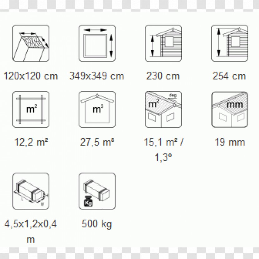 Garden Wood Shed Roof Abri De Jardin - Diagram Transparent PNG