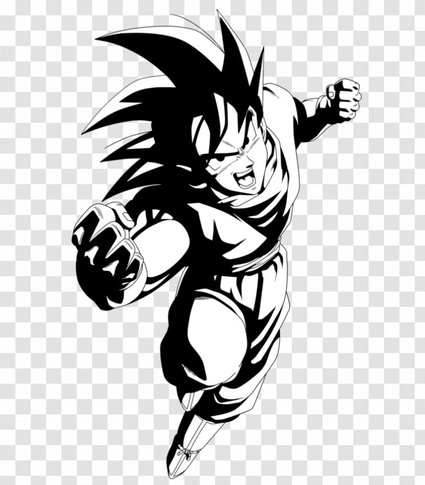 Goku Black Vegeta Super Saiyan - Mythical Creature Transparent PNG