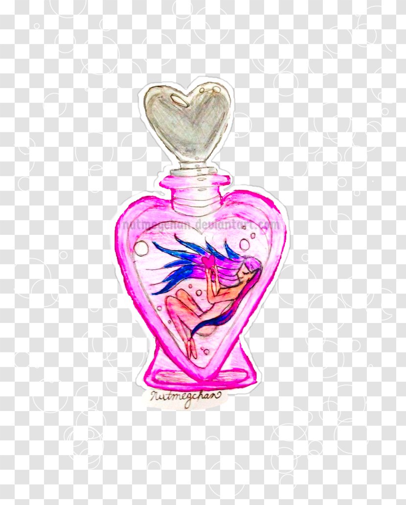 Pink M Perfume - Heart - Love Potion Transparent PNG