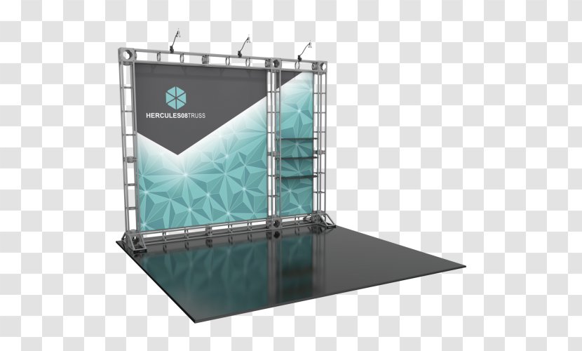Truss Trade Show Display Textile - Stand Banner Transparent PNG