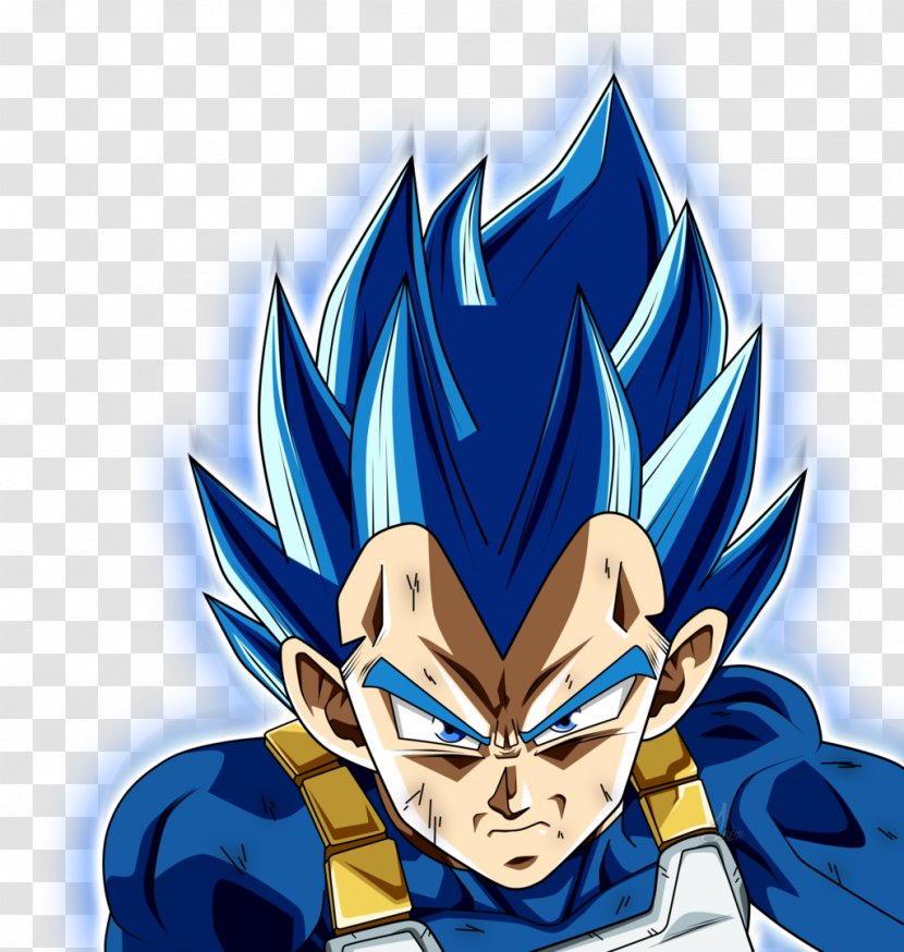 Vegeta Goku Frieza Dragon Ball Z Dokkan Battle Super Saiyan - Silhouette - Blue Transparent PNG