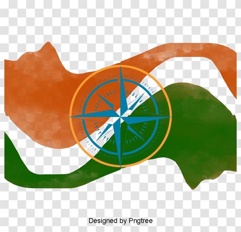 Flag Of India Image Euclidean Vector - Orange Transparent PNG