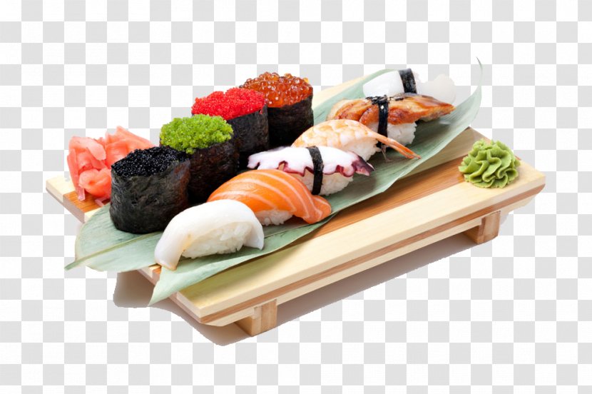 Sushi Japanese Cuisine Sashimi Onigiri Dish Transparent PNG