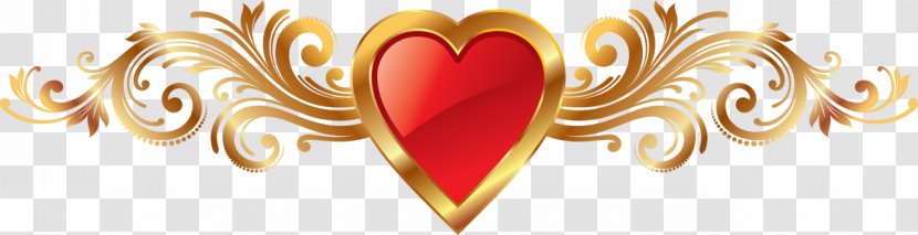 Heart Gold - Frame - Tree Transparent PNG