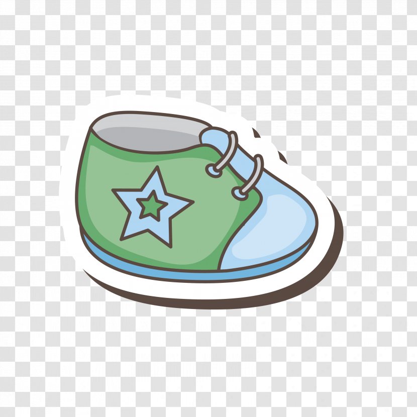 Shoe Infant Boy Clip Art - Green - Shoes Vector Transparent PNG