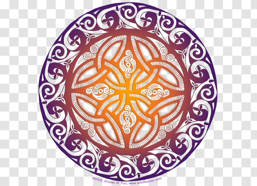 Symbol Celtic Knot Celts Sacred Geometry Pattern - Purple - Style Transparent PNG