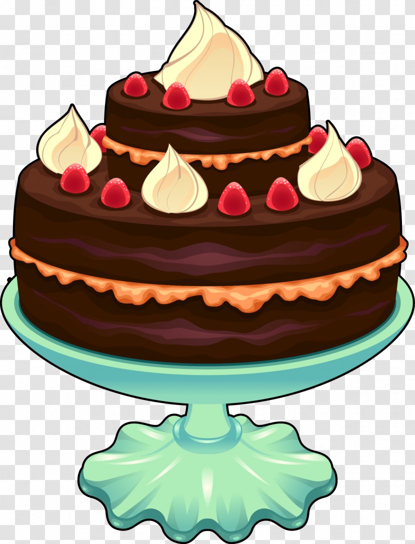 Chocolate Cake Computer Mouse Cupcake Fruitcake - Royal Icing - Vector Hand Painted Transparent PNG