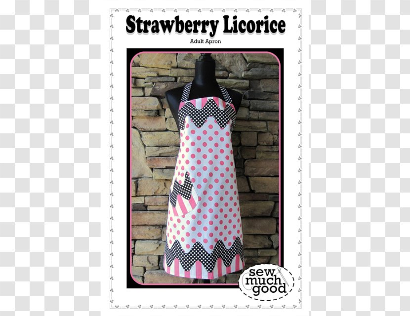 Sewing Apron Textile Quilting Pattern - Strawberry Transparent PNG