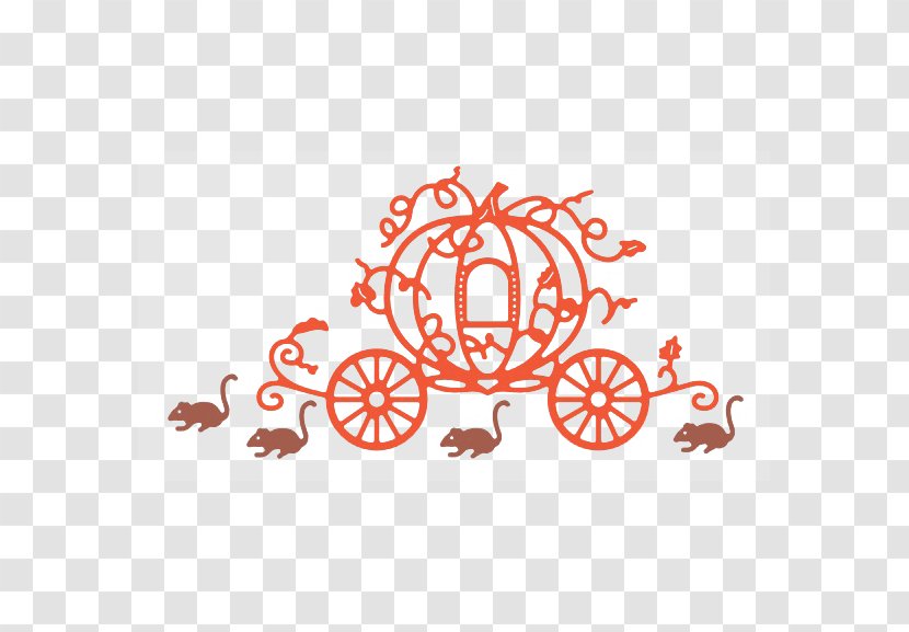 Cinderella Carriage Pumpkin Horse-drawn Vehicle Clip Art - Cartoon Pumpkins, Carriages And Mice Transparent PNG