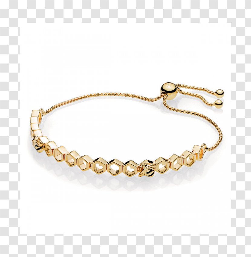 Bee Pandora Charm Bracelet Jewellery Transparent PNG
