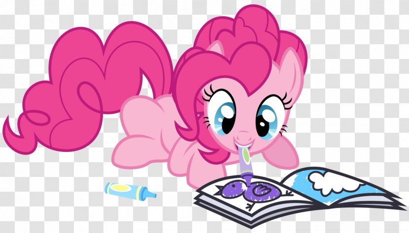 Pinkie Pie Rarity My Little Pony Drawing - Cartoon - Vector Transparent PNG