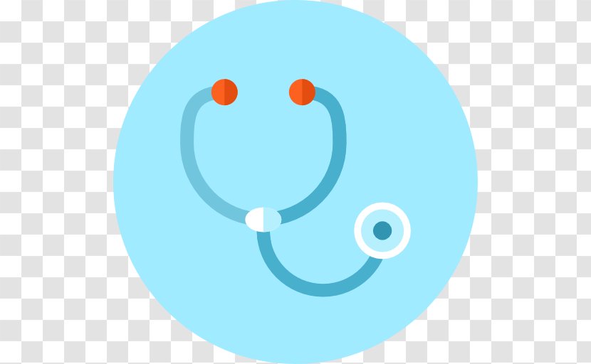 Smiley Stethoscope Clip Art - Azure Transparent PNG