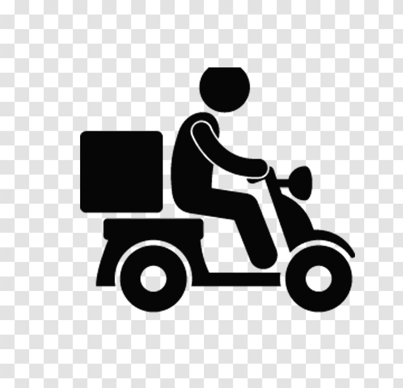 Delivery Chinese Cuisine Transport Icon - Flower - Motorcycle Transparent PNG