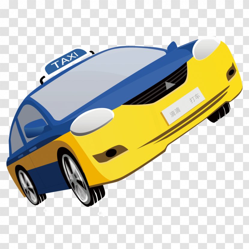 Taxi Didi Chuxing Uber Driver Information - Yellow Transparent PNG