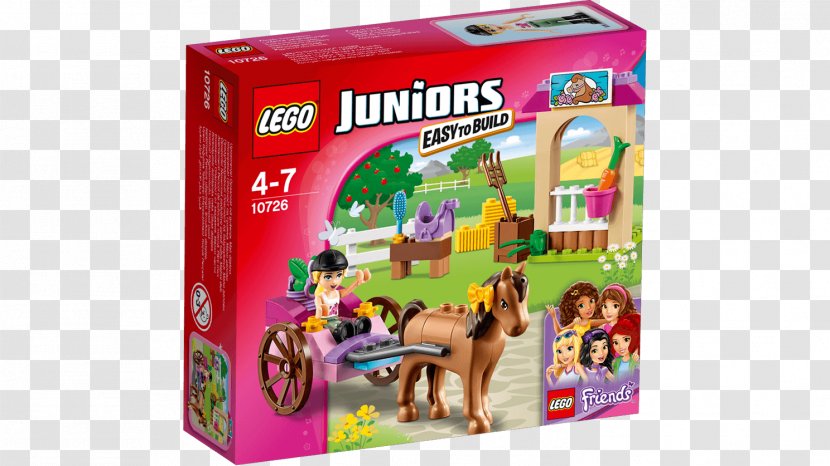 LEGO 10726 Juniors Stephanie's Horse Carriage Lego 10857 DUPLO Piston Cup Race Transparent PNG