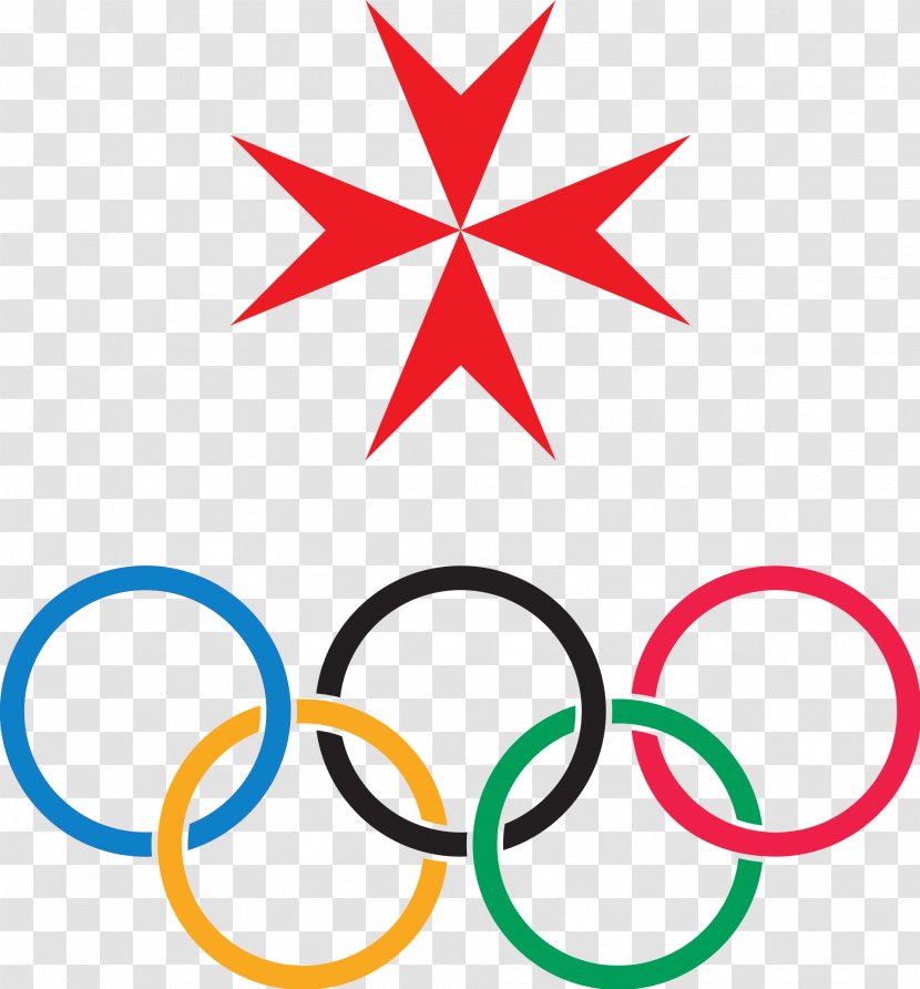 Malta Olympic Committee Games Mediterranean National - Oceania Committees - Rings Transparent PNG