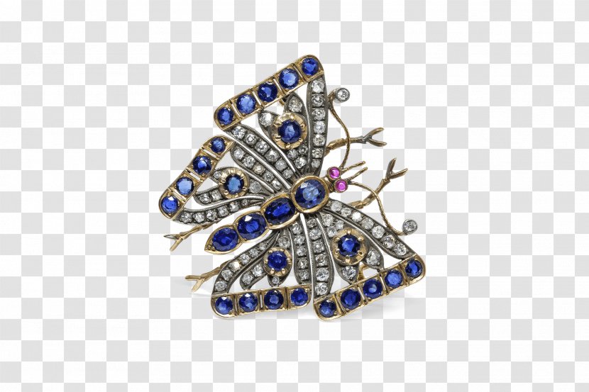 Sapphire Earring Brooch Jewellery Charms & Pendants - Pin Transparent PNG