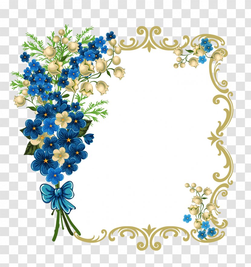 Borders And Frames Clip Art Floral Design Flower Transparent PNG
