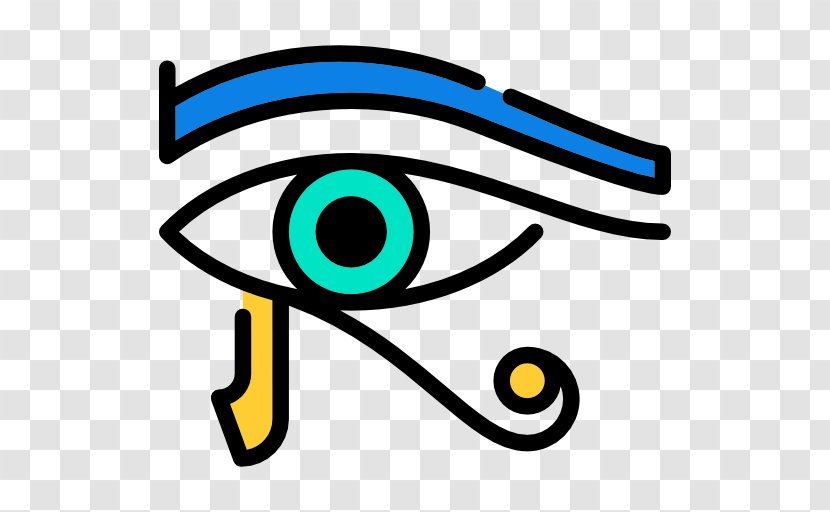 Ancient Egypt Eye Of Ra Symbol Icon - Text Transparent PNG