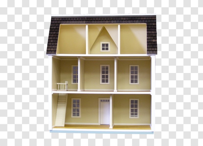 Dollhouse Toy Inch Farmhouse 1950s Transparent PNG