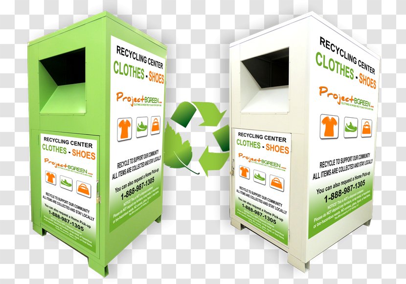 Project Bgreen Box Recycling Clothing - Charity Shop Transparent PNG